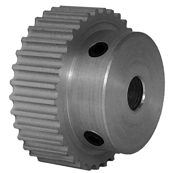 B&B Manufacturing 34-3P06-6A3, Timing Pulley, Aluminum, Clear Anodized, 34-3P06-6A3 - main